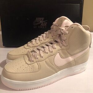 Nike AF1 Sculpt Women’s Size 12 Sanddrift Light Soft Pink Shoe DC3590-103